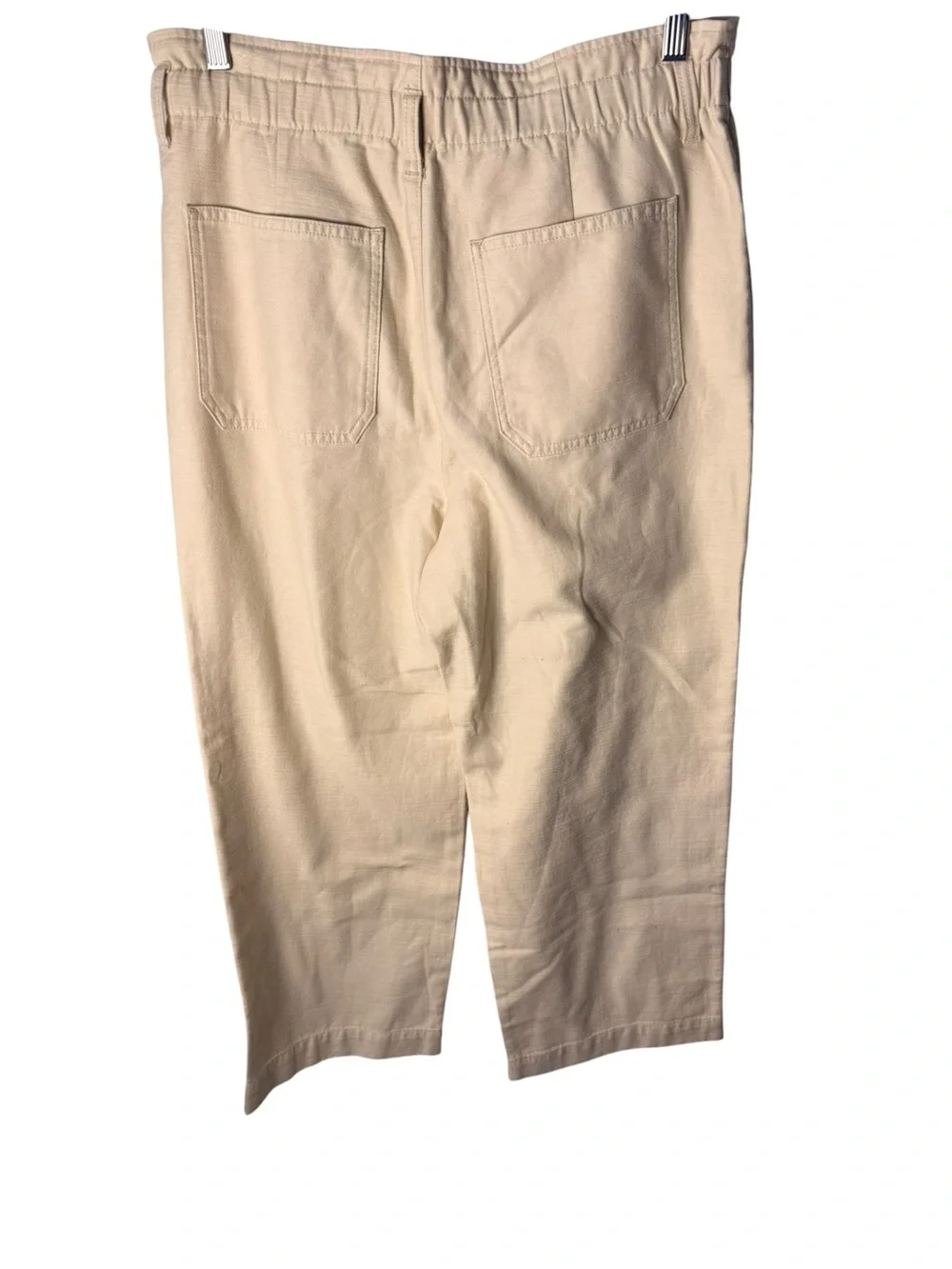 J. Crew | NWT 100% Cotton Cropped Wide Leg Paper Bag Pants | Sz 10